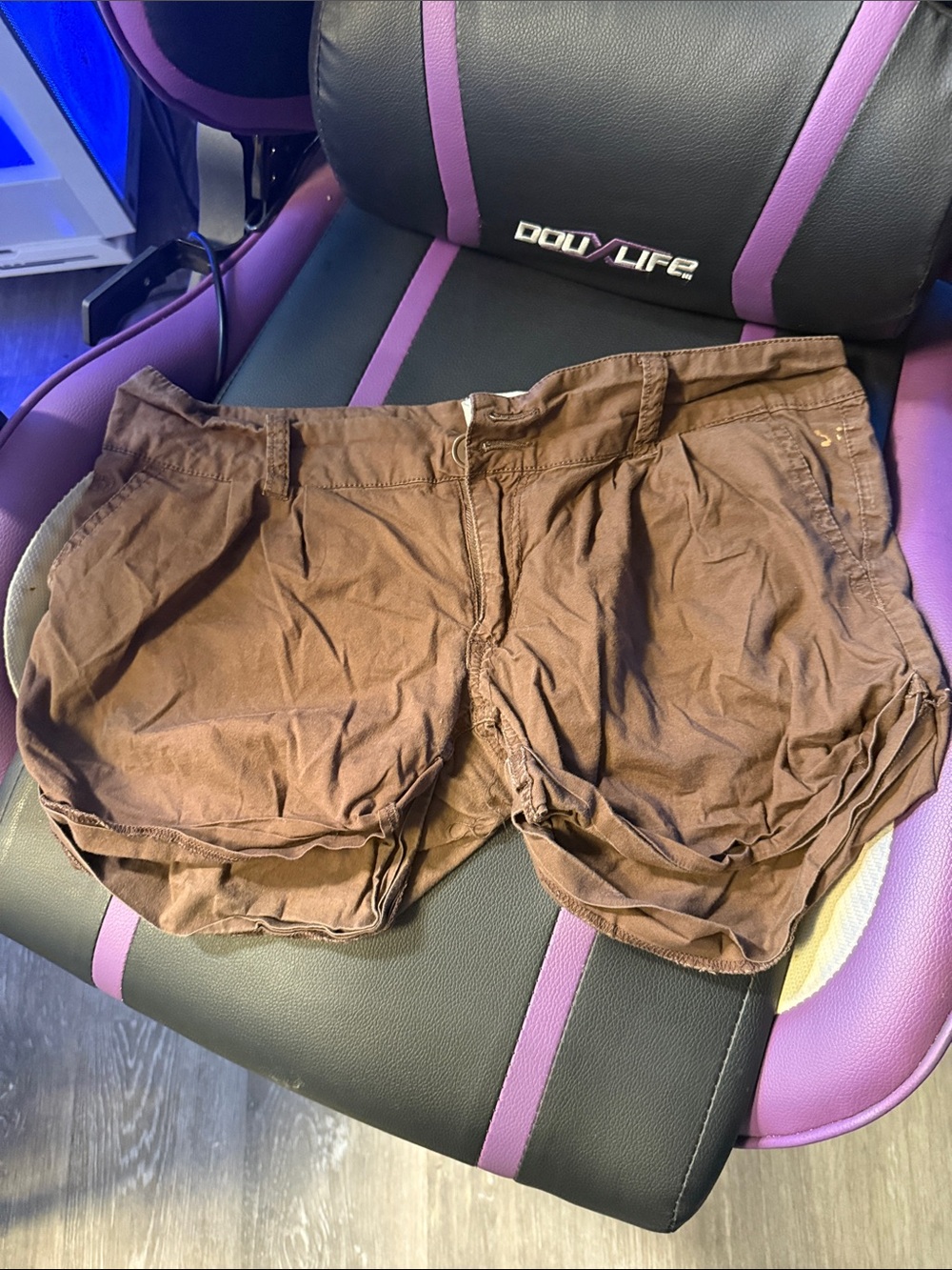 Indigo Rein Brown High-Waist Women's Shorts
